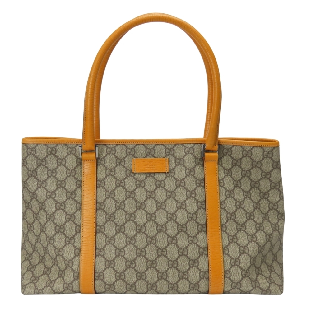GUCCI Cream Leather Tote Bag - Picture 1 of 16